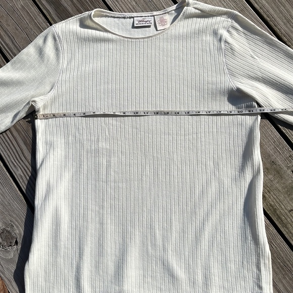 Worthington cotton-blend cream jersey L-XL - Picture 6 of 8